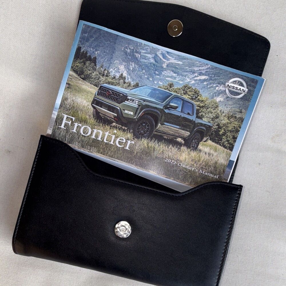 2022 Nissan Frontier User Instruction Manual Guide Book with Case NEW Original
